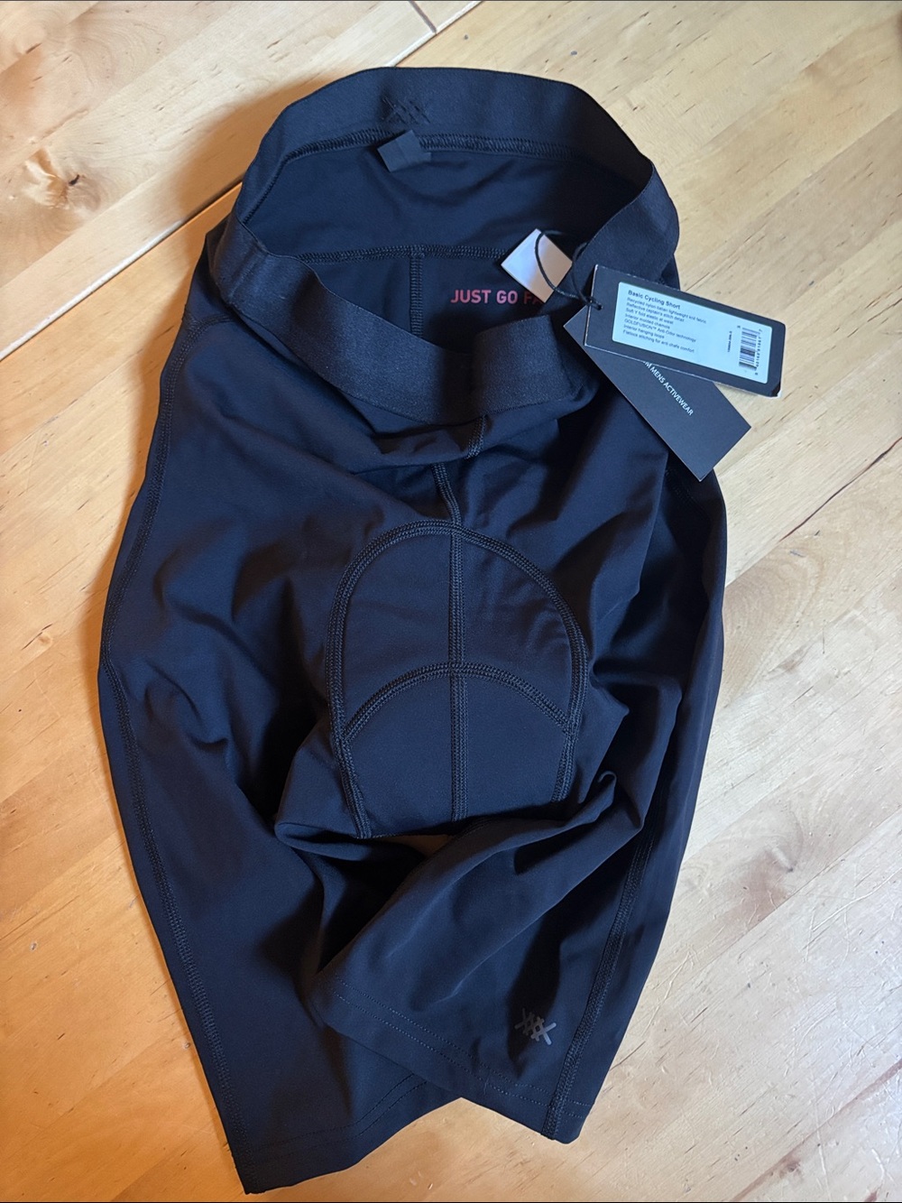 Black Padded Cycling Shorts - RHÔNE